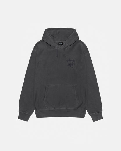 RASTA LION HOODIE PIGMENT DYED