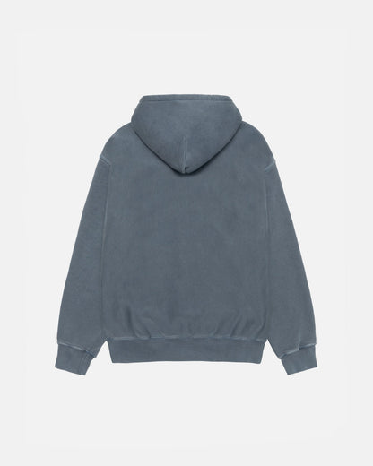 RASTA LION ZIP HOODIE PIGMENT DYED