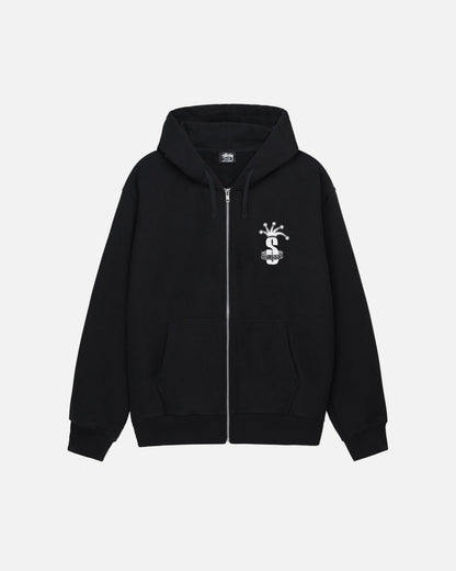 Sweat à capuche zippé Crown Band 