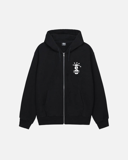 Sweat à capuche zippé Crown Band 