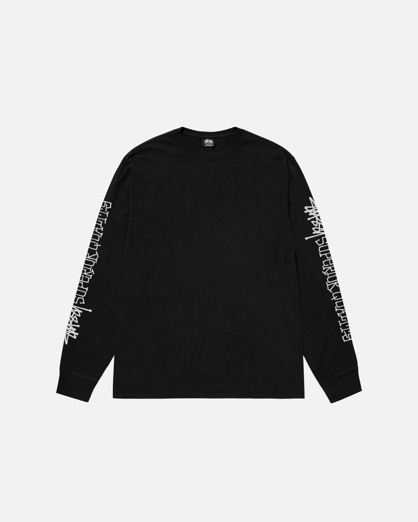 Hochwertiges, pigmentgefärbtes Langarm-T-Shirt 