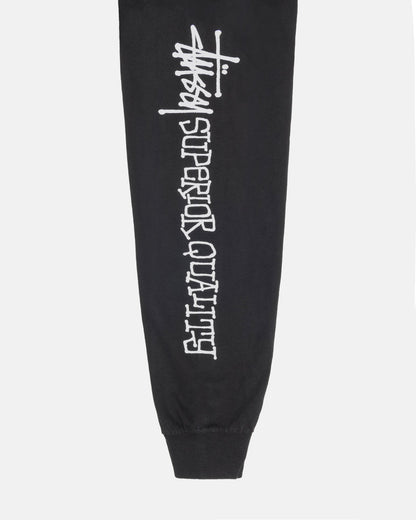 Hochwertiges, pigmentgefärbtes Langarm-T-Shirt 