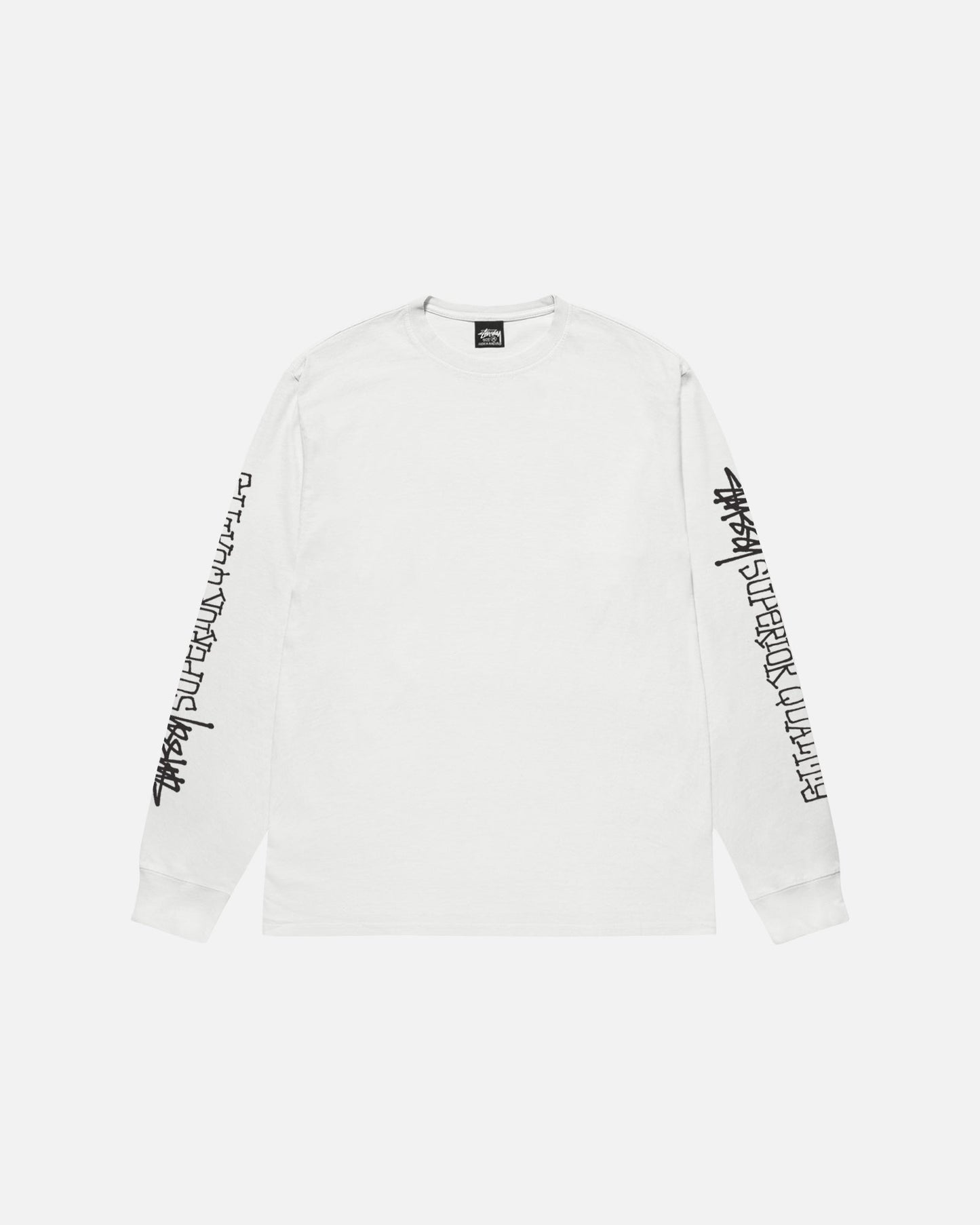 Hochwertiges, pigmentgefärbtes Langarm-T-Shirt 