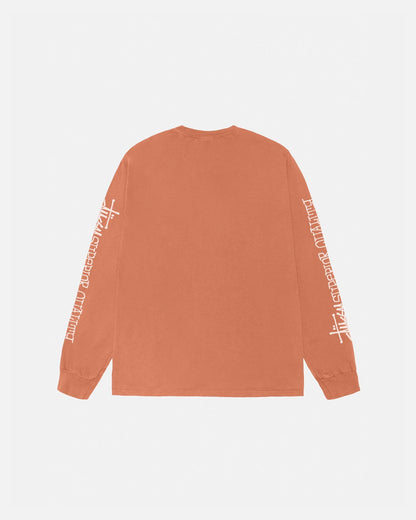 Hochwertiges, pigmentgefärbtes Langarm-T-Shirt 