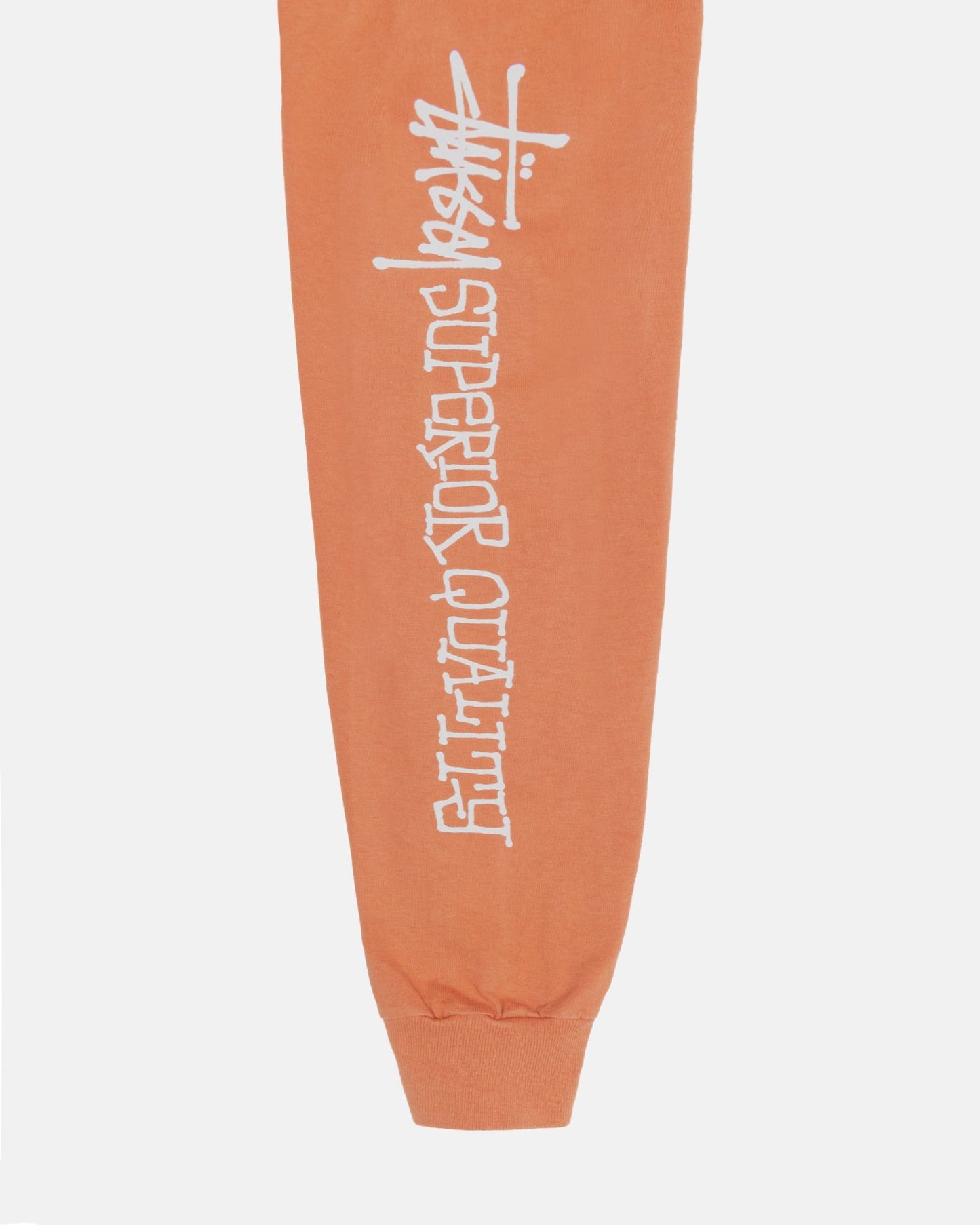 Hochwertiges, pigmentgefärbtes Langarm-T-Shirt 