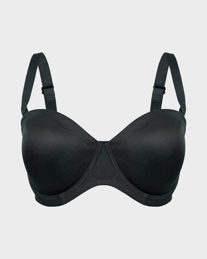 Soutien-gorge push-up confort non doublé avec bretelles amovibles 
