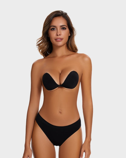 Front Closure Adhesive Invisible Push-Up Bra
