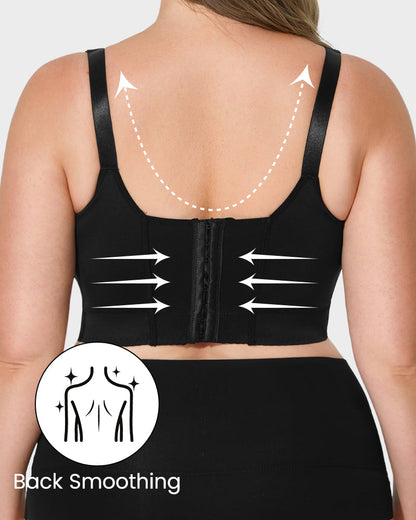 Soutien-gorge push-up à armatures lissant le dos