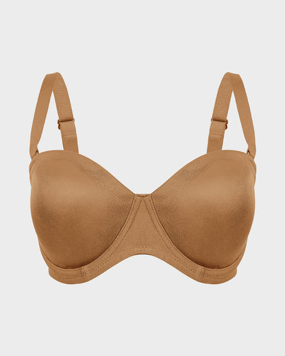 Soutien-gorge push-up confort non doublé avec bretelles amovibles 