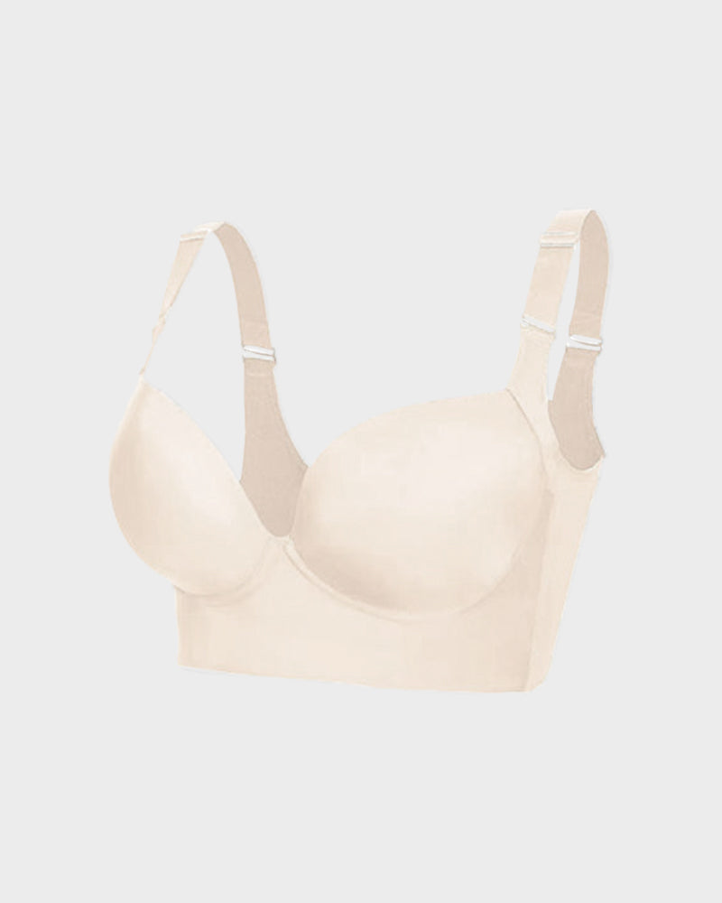 Soutien-gorge push-up à armatures lissant le dos