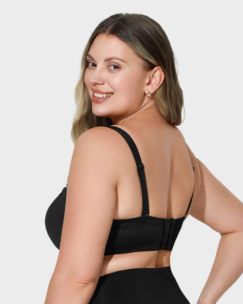 Soutien-gorge push-up confort non doublé avec bretelles amovibles 