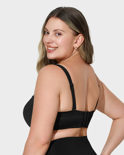 Soutien-gorge push-up confort non doublé avec bretelles amovibles 