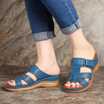 🔥Dernier jour -60 % de réduction🔥 - Sandale vintage confortable à bout ouvert de qualité supérieure 