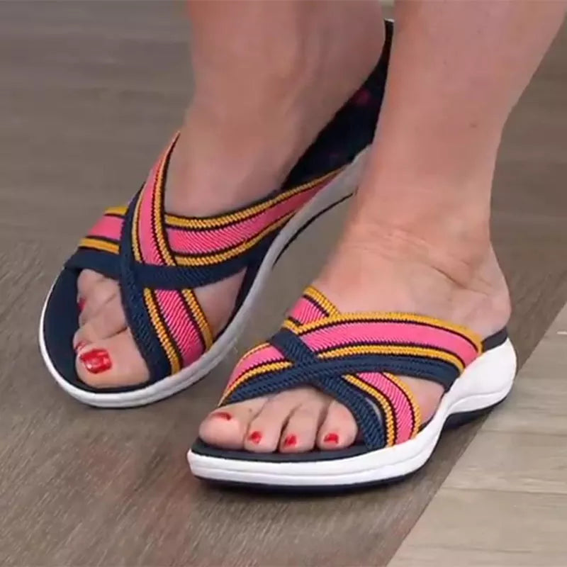 CHAUSSONS CONFORTABLES ET RESPIRANTS POUR FEMMES 