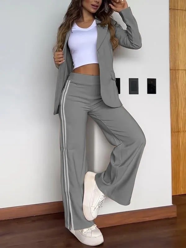 Lapel Casual Commuter Suit Two Piece Suit