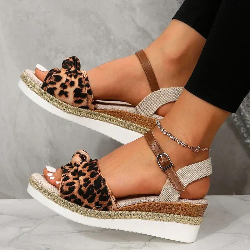 SANDALE COMPENSÉE BOHO BLISS