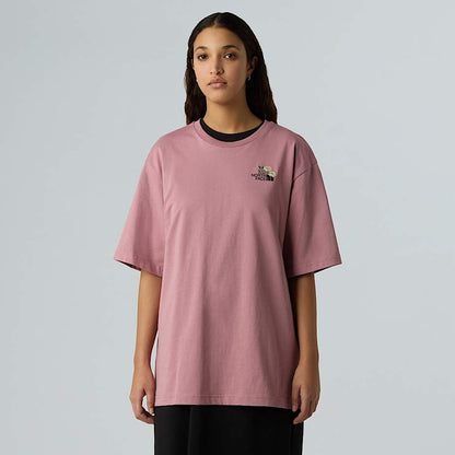 Unisex Dome Flower Relaxed Graphic T-Shirt