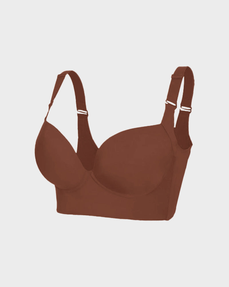 Soutien-gorge push-up à armatures lissant le dos