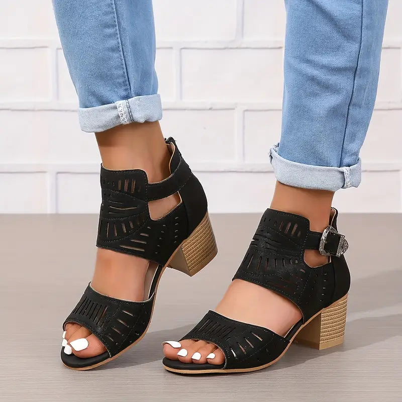 🔥Promotion du dernier jour -50 % de réduction - Nouvelles chaussures orthopédiques à talons hauts en cuir pour femmes 2024 
