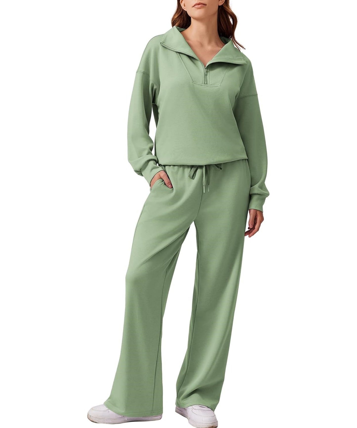 Ensemble deux pièces sweat-shirt oversize et pantalon large pour femme (2 pièces achetées, livraison gratuite) 