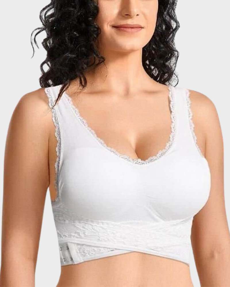 Soutien-gorge push-up en dentelle respirant et confortable