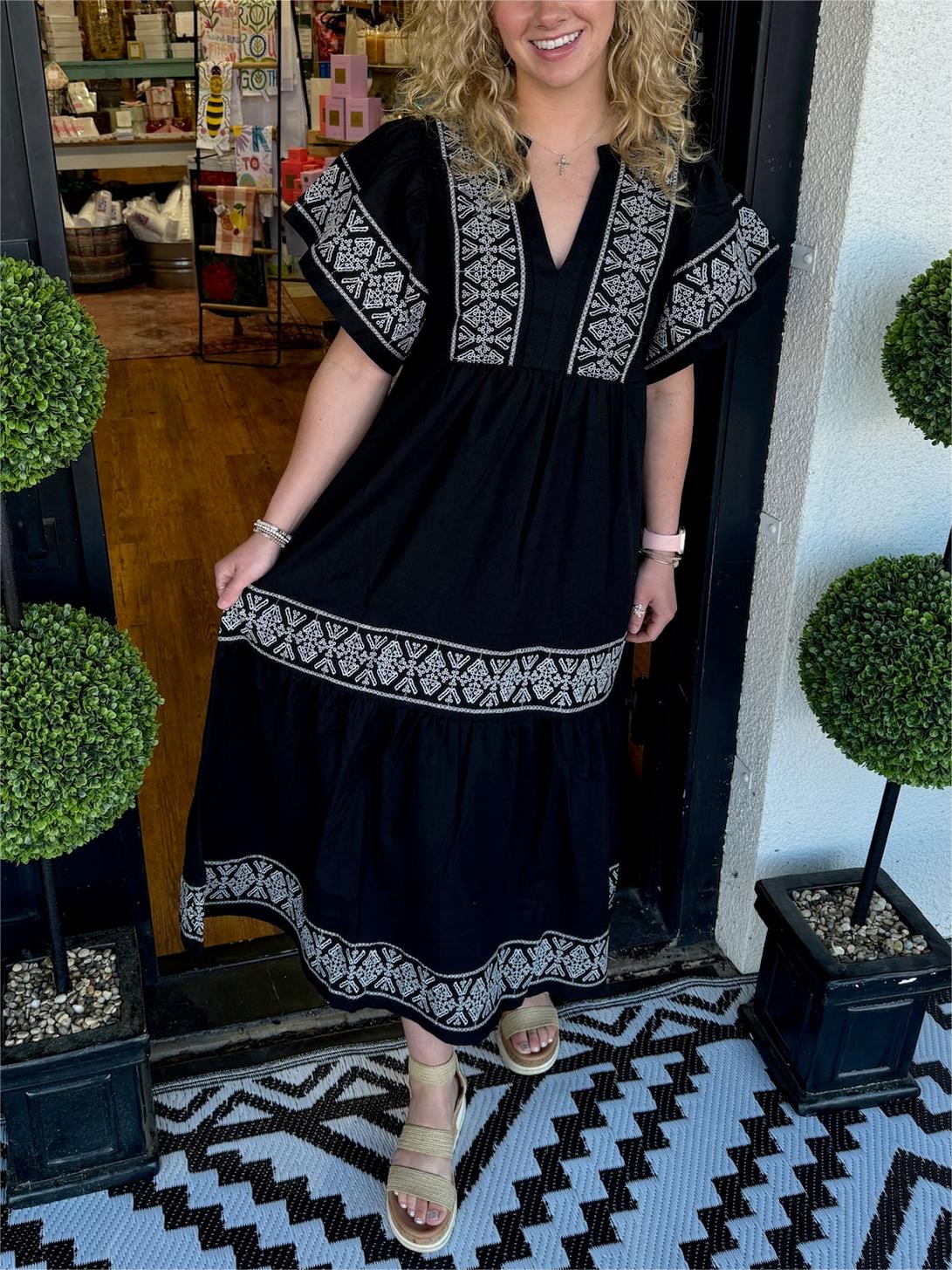 Robe longue bohème à col en V pour femme (2 pièces achetées, livraison gratuite)
