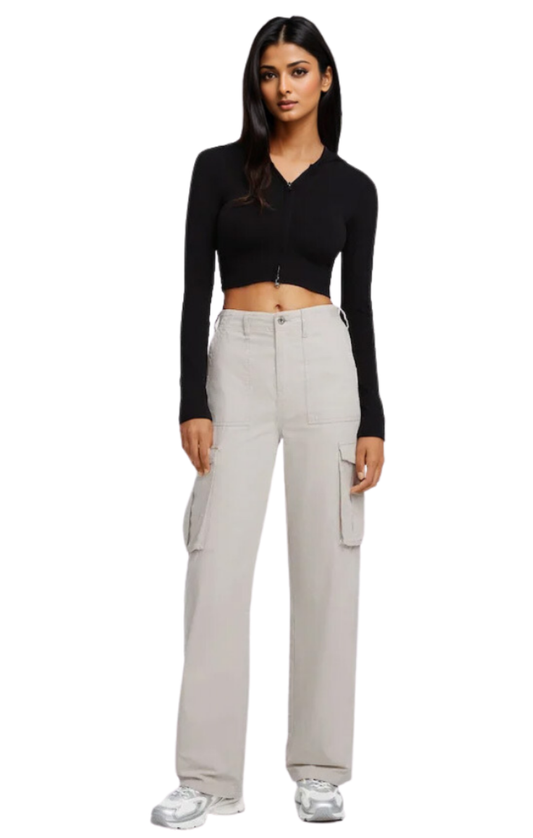 Pantalon cargo ajustable 
