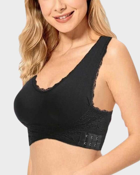 Soutien-gorge push-up en dentelle respirant et confortable