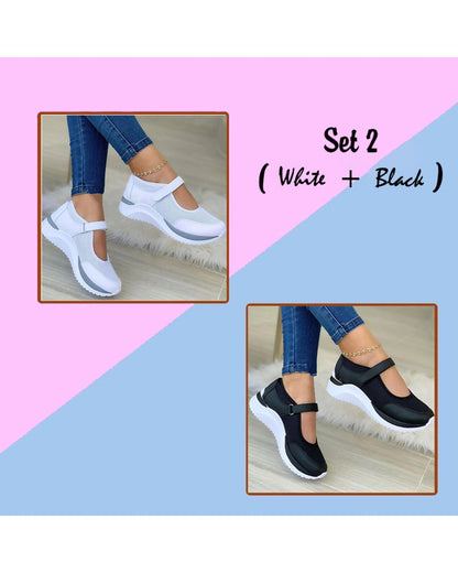 NUR HEUTE 50 % RABATT – Freizeit-Sneakers aus Mesh für Damen 2023 – Kaufen Sie 2 und erhalten Sie den Versand kostenlos 