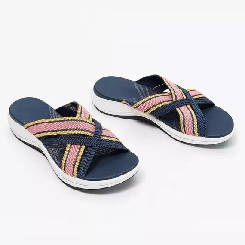 CHAUSSONS CONFORTABLES ET RESPIRANTS POUR FEMMES 
