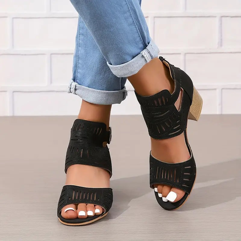 🔥Promotion du dernier jour -50 % de réduction - Nouvelles chaussures orthopédiques à talons hauts en cuir pour femmes 2024 