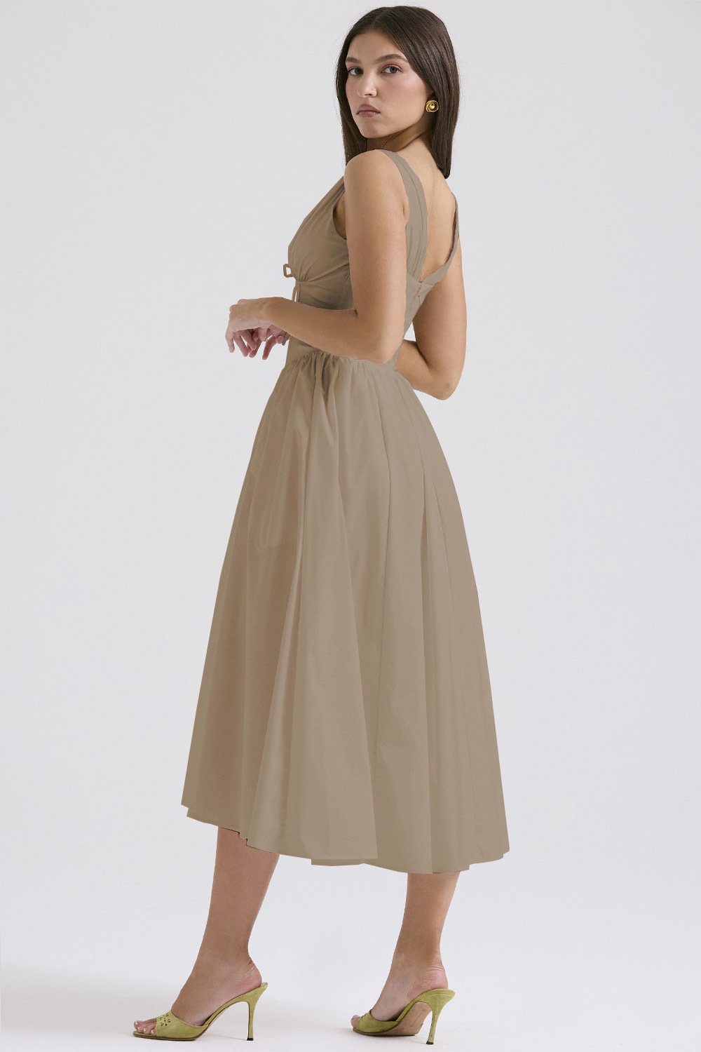 Stilvolles Swing-Kleid mit Blumenmuster und V-Ausschnitt🌺Kaufen Sie 2, kostenloser Versand