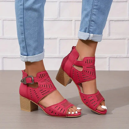 🔥Promotion du dernier jour -50 % de réduction - Nouvelles chaussures orthopédiques à talons hauts en cuir pour femmes 2024 