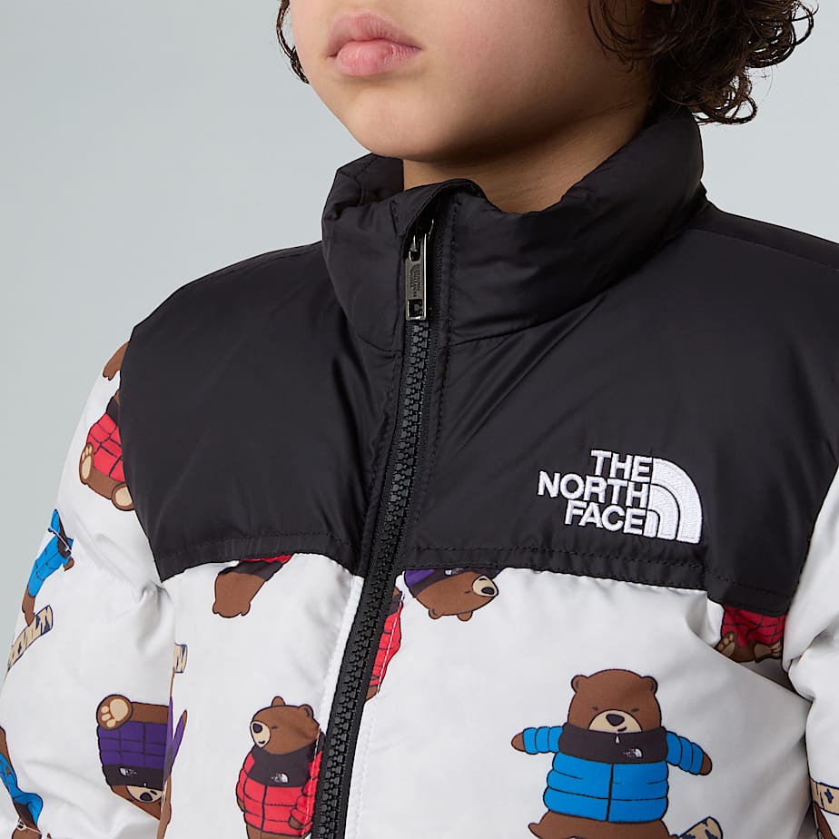 Kids' 1996 Retro Nuptse Printed Jacket