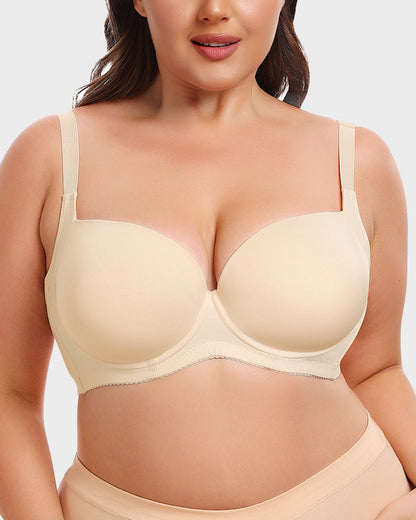 Soutien-gorge push-up confortable et lissant 