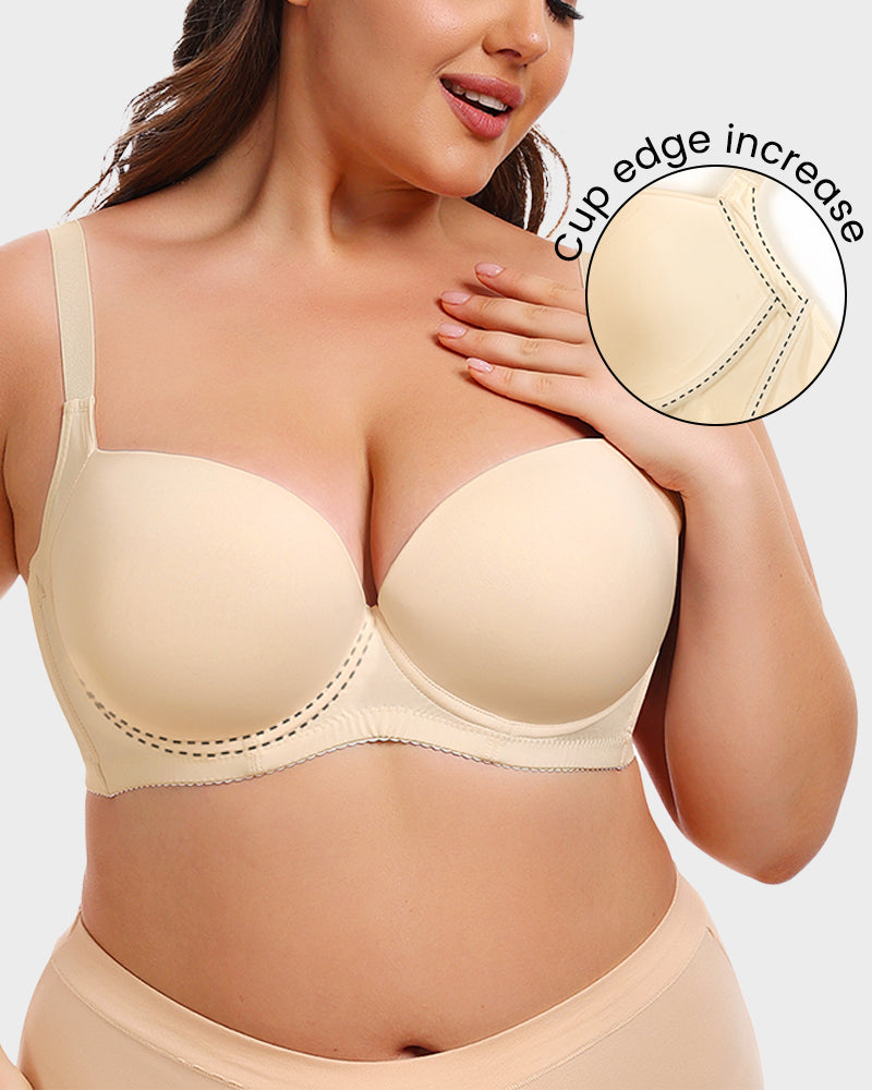 Soutien-gorge push-up confortable et lissant 