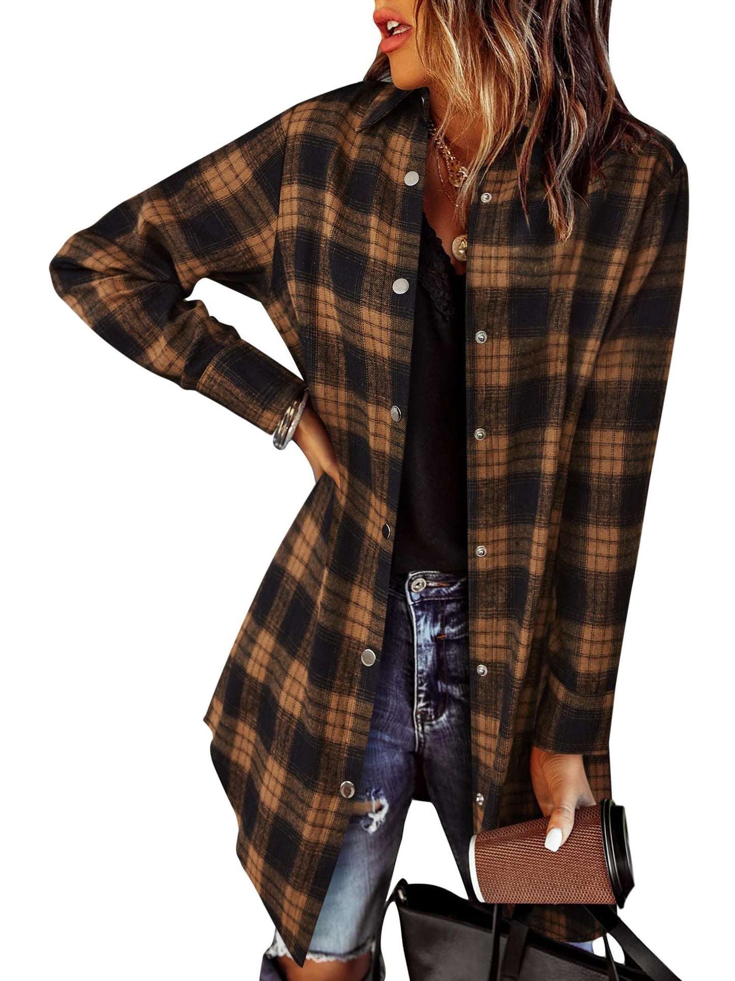Women's Flannel Plaid Button Down Shirts (Buy 2 Free Shipping)