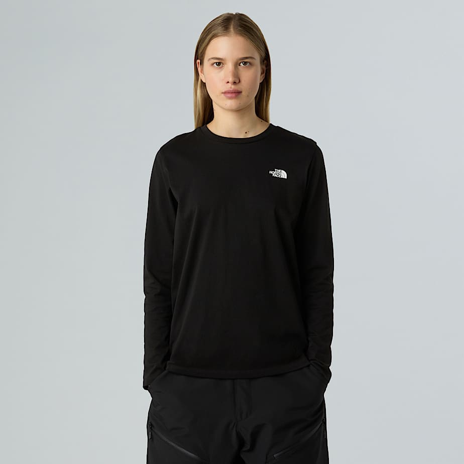 Women's Long-Sleeve Simple Dome T-Shirt
