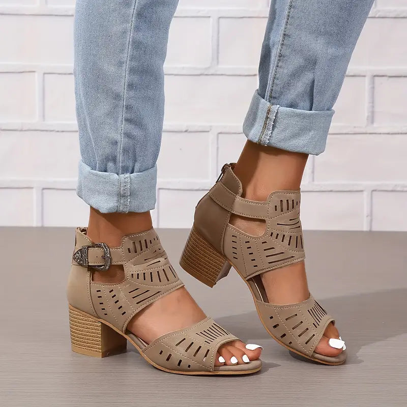 🔥Promotion du dernier jour -50 % de réduction - Nouvelles chaussures orthopédiques à talons hauts en cuir pour femmes 2024 