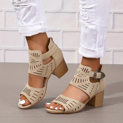 🔥Promotion du dernier jour -50 % de réduction - Nouvelles chaussures orthopédiques à talons hauts en cuir pour femmes 2024 