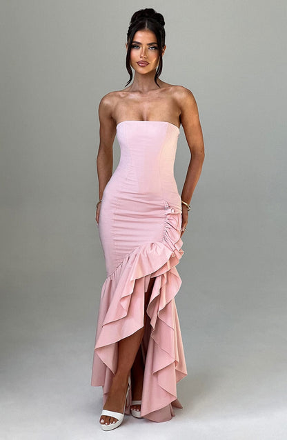 Neues Angelina Maxikleid – Blush