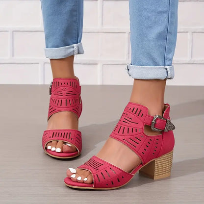🔥Promotion du dernier jour -50 % de réduction - Nouvelles chaussures orthopédiques à talons hauts en cuir pour femmes 2024 