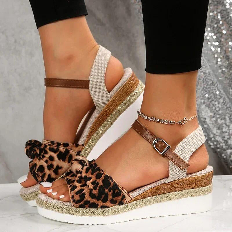 SANDALE COMPENSÉE BOHO BLISS