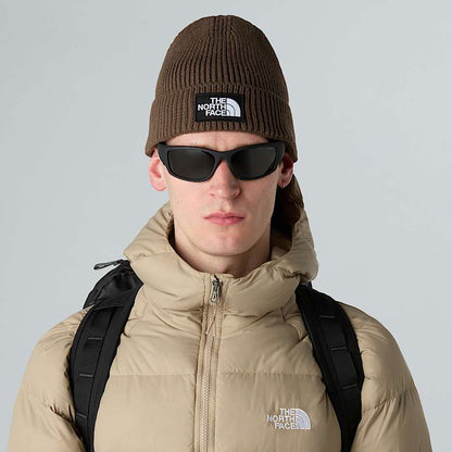 TNF Logo Box Cuffed Beanie