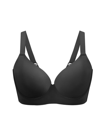 Soutien-gorge push-up plongeant lissant le dos 
