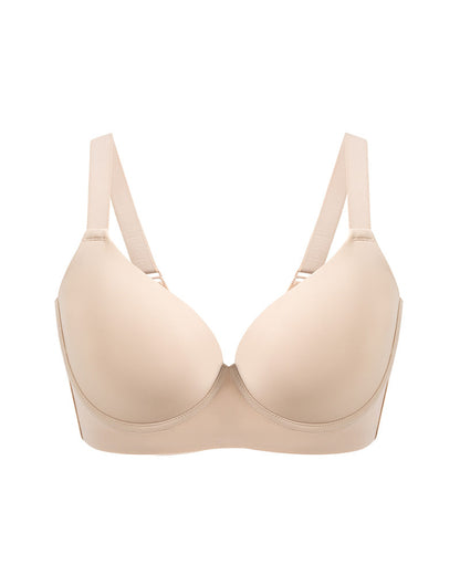 Soutien-gorge push-up plongeant lissant le dos 