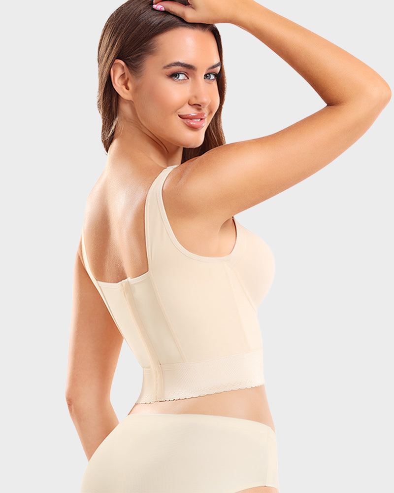 Soutien-gorge push-up longiligne intégré