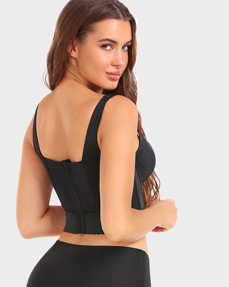 Soutien-gorge push-up longiligne intégré