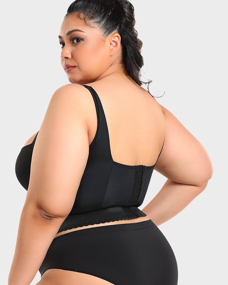 Soutien-gorge push-up longiligne intégré