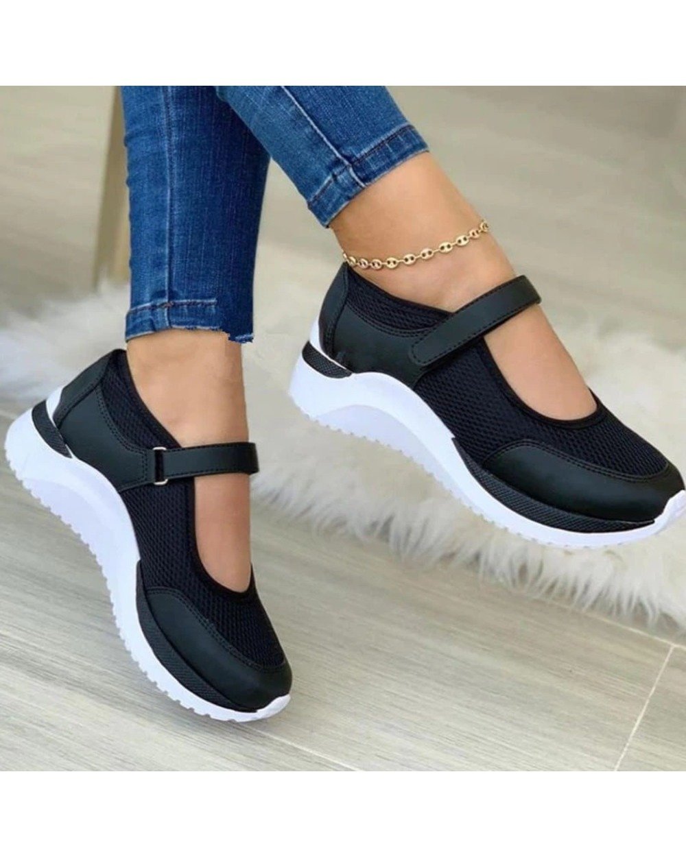 NUR HEUTE 50 % RABATT – Freizeit-Sneakers aus Mesh für Damen 2023 – Kaufen Sie 2 und erhalten Sie den Versand kostenlos 